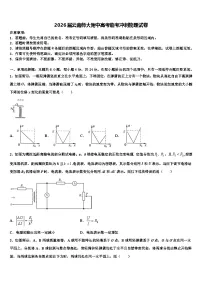 2026届云南师大附中高考临考冲刺物理试卷含解析