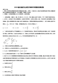 2026届云南省文山州五中高考冲刺模拟物理试题含解析