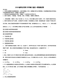 2026届枣庄市第三中学高三最后一卷物理试卷含解析