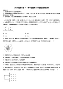 2026届浙江省9+1高中联盟高三冲刺模拟物理试卷含解析