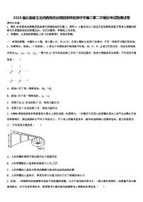 2026届云南省玉龙纳西族自治县田家炳民族中学高三第二次模拟考试物理试卷含解析