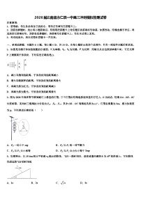 2026届云南省永仁县一中高三冲刺模拟物理试卷含解析