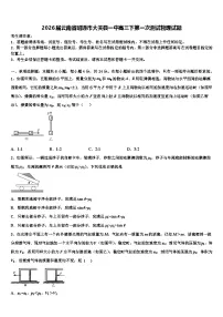 2026届云南省昭通市大关县一中高三下第一次测试物理试题含解析