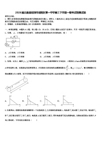 2026届云南省昭通市昭阳区第一中学高三下学期一模考试物理试题含解析