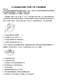 2026届云南省马关县第二中学高三下第一次测试物理试题含解析