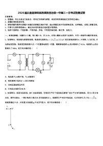2026届云南省禄劝彝族苗族自治县一中高三一诊考试物理试卷含解析