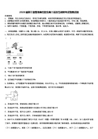 2026届浙江省普通高校招生高三适应性调研考试物理试题含解析