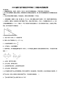 2026届浙江省宁海县正学中学高三二诊模拟考试物理试卷含解析
