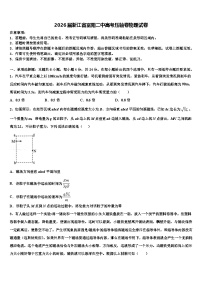 2026届浙江省富阳二中高考压轴卷物理试卷含解析