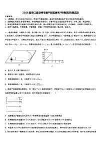 2026届浙江省湖州市高中联盟高考冲刺模拟物理试题含解析