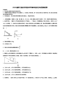 2026届浙江省金华市重点中学高考适应性考试物理试卷含解析