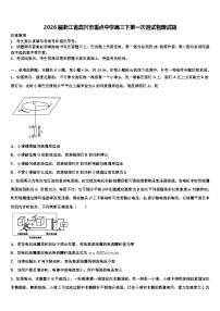 2026届浙江省嘉兴市重点中学高三下第一次测试物理试题含解析