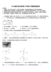 2026届浙江省乐清市第二中学高三冲刺模拟物理试卷含解析