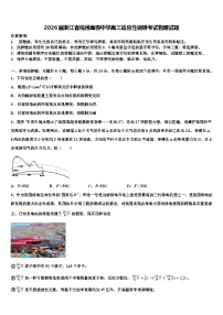 2026届浙江省杭州高级中学高三适应性调研考试物理试题含解析