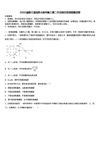 2026届浙江省杭师大附中高三第二次诊断性检测物理试卷含解析