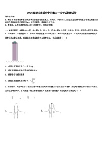 2026届肇庆市重点中学高三一诊考试物理试卷含解析