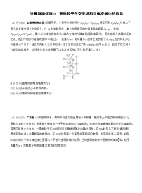 2026步步高-高三大二轮专题复习物理习题_第一篇　专题三　计算题培优练6　带电粒子在交变场和立体空间中的运动（含解析）