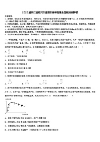 2026届浙江省绍兴市诸暨市高考物理全真模拟密押卷含解析