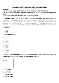 2026届浙江省十校联盟选考学考高考冲刺物理模拟试题含解析