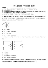 2026届郑州市第一中学高考物理一模试卷含解析
