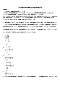2026届郑州市高考仿真模拟物理试卷含解析