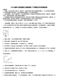 2026届浙江省温州新力量联盟高三下学期联合考试物理试题含解析