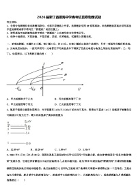 2026届浙江省镇海中学高考仿真卷物理试题含解析