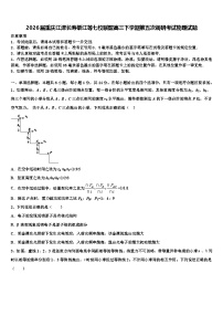 2026届重庆江津长寿綦江等七校联盟高三下学期第五次调研考试物理试题含解析