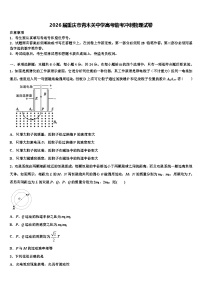 2026届重庆市青木关中学高考临考冲刺物理试卷含解析
