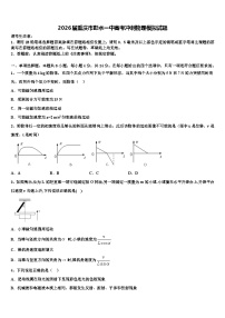 2026届重庆市彭水一中高考冲刺物理模拟试题含解析