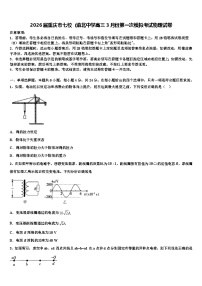 2026届重庆市七校（渝北中学高三3月份第一次模拟考试物理试卷含解析