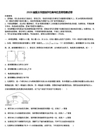 2026届重庆外国语学校高考仿真卷物理试卷含解析
