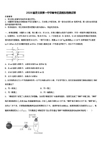 2026届遵义县第一中学高考仿真模拟物理试卷含解析