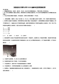 安徽省安庆市第九中学2026届高考仿真卷物理试卷含解析