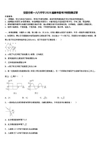 安徽合肥一六八中学2026届高考临考冲刺物理试卷含解析