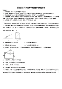 安徽名校2026届高考考前提分物理仿真卷含解析