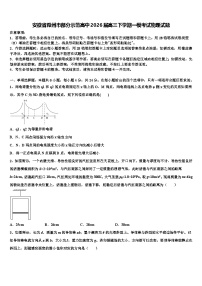 安徽省滁州市部分示范高中2026届高三下学期一模考试物理试题含解析
