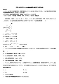 安徽省池州市2026届高考物理倒计时模拟卷含解析
