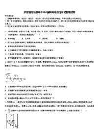 安徽省定远县中2026届高考适应性考试物理试卷含解析