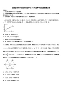 安徽省滁州市定远县育才学校2026届高考压轴卷物理试卷含解析