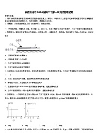 安徽池州市2026届高三下第一次测试物理试题含解析