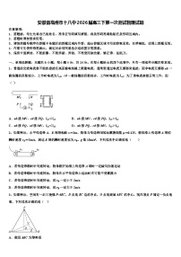 安徽省亳州市十八中2026届高三下第一次测试物理试题含解析