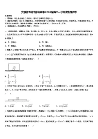 安徽省滁州市部分高中2026届高三一诊考试物理试卷含解析