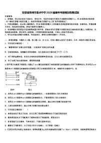 安徽省滁州市重点中学2026届高考考前模拟物理试题含解析