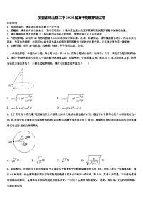 安徽省砀山县二中2026届高考物理押题试卷含解析