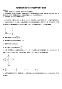 安徽省定远育才学校2026届高考物理一模试卷含解析