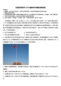 安徽省凤阳中学2026届高考冲刺模拟物理试题含解析