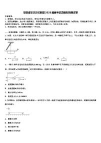 安徽省安庆五校联盟2026届高考仿真模拟物理试卷含解析
