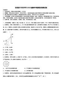 安徽省干汊河中学2026届高考考前模拟物理试题含解析