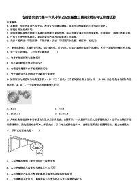 安徽省合肥市第一六八中学2026届高三第四次模拟考试物理试卷含解析